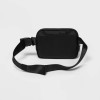 ALL IN MOTION BELT FANNY PACK WATER-RESISTANT, ADJUSTABLE STRAP 8X5.5 - BLACK New