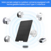 VIZIUUY 6W Solar Panel for Security Camera Outdoor, 5V Type C Solar Panel