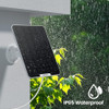 VIZIUUY 6W Solar Panel for Security Camera Outdoor, 5V Type C Solar Panel
