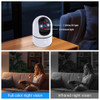 JWQPO Indoor Camera 5G, 2.4G WiFi Security Instant 911 Alert, 360° Pan/Tilt