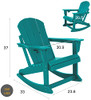 NAOCCA AdironDACK Rocking Chair Large NCC-ADRDRCKCHAIR - Blue