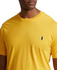 BLACK HORSE CLUB POLO RALPH LAUREN MEN'S SLIM FIT ICONIC MESH POLO - M - YELLOW