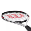 WILSON FUSION 29" TENNIS RACQUET: MEDIUM FLEX - BLACK/WHITE/RED