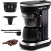 JAVASTARR COFFEE MAKER COFFEE GRINDER AND MAKER ALL IN ONE BH9008G - BLACK