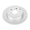 POWER STOP JBR1332EVC REAR EVOLUTION GEOMET COATED BRAKE ROTOR - SILVER ALUMINUM New