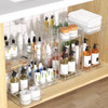 2 Tier Pull-Out Storage Organizer for Bathroom and Kitchen