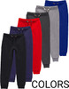 GALAXY BY HARVIC BOY'S SLIM-FIT FLEECE JOGGER SWEATPANTS - SIZE: MEN L - NAVY New