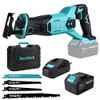 DURATECH CORDLESS RECIPROCATING SAW, 20V 4.0AH LI-ION BATT, DT105035A - BLUE