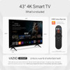VIZIO 43" 4K UHD LED SMART TV W/DOLBY VISION HDR WIFI 6 BLUETOOTH - BLACK