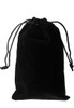 GENERIC 5X7 VELVET JEWELRY POUCH - BLACK