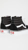 VANS UA SK8 HIGH TOP SNEAKERS - SIZE: WOMEN 7.5 - BLACK/BLACK/WHITE New