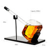 The Wine Savant Thors Hammer Whiskey and Wine Decanter - 2000 ml