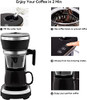 JAVASTARR COFFEE MAKER WITH GRINDER BUILT COFFEE GRINDER MAKAER BH9008G BLACK New