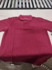 POLO AVENUE POLO SHIRT - SIZE: MEN L - BURGUNDY