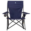 GCI OUTDOOR COMFORT PRO ROCKER FOLDABLE ROCKING CAMP CHAIR - RICH BLUE New