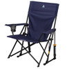 GCI OUTDOOR COMFORT PRO ROCKER FOLDABLE ROCKING CAMP CHAIR - RICH BLUE New