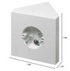 ARLINGTON FAN & FIXTURE, NEW CONSTRUCTION, CATHEDRAL CEILINGS 80°+,FB900,WHITE
