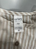 CARTER'S BABY BOYS STRIPED TOP & BOTTOM SET - SIZE 12M - BROWN New