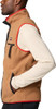 COLUMBIA MEN'S HELVETIA II VEST - SIZE: MEN SMALL - CAMEL BROWN