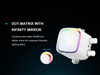 SAMA L50 240mm Liquid CPU Cooler AIO Cooler with ARGB Infinity Mirror Effect -
