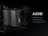 SAMA A60B  Dual-Tower CPU Air Cooler Aluminum Top Cover 6 Copper Heat Pipes,