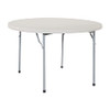 OFFICE STAR RESIN MULTIPURPOSE 48" ROUND TABLE, 4-FEET, GRAY - BT48Q