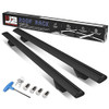 J2 ENGINEERING J2-RR-135-BK PAIR OF 55" ALUMINUM ROOF RACK CROSS BARS - BLACK