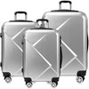 TIKTUN 3 PIECE LUGGAGE SET - SILVER