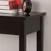 Kings Brand Furniture Wood Home & Office Parsons Desk with Drawer, Espresso