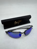 Maui Jim Ho'okipa Sport Sunglasses Gray/Blue Hawaii MJ0407S004 New