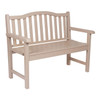 SHINE COMPANY 4212 22-IN W X 36-IN H GRAY STONE CEDAR GARDEN BENCH
