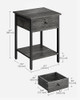 VASAGLE Nightstands Set of 2, End Tables, Side Tables with Drawer and Shelf