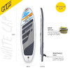 Bestway Hydro-Force Inflatable Stand Up Paddle Board 65342E - White