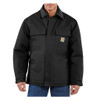 CARHARTT MEN'S LOOSE FIT FIRM DUCK INSULATED TRADITIONAL COAT BLACK MENS XLT