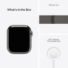APPLE WATCH SERIES 7 GPS CELLULAR 41MM STAINLESS STEEL WATCH MKHK3LL/A - BLACK