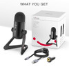 FIFINE IFINE USB PODCAST MICROPHONE RECORDING STREAMING CONDENSER GAMING - BLACK