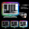 SNOWDOOL LED FOR BATHROOM 40"X36" 8 RGB Backlit +3 Front Lit KM007-RGB1R10091UL