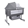 Saterkali 3 in 1 Baby Bassinet Bedside Sleeper with Storage Basket and Wheels