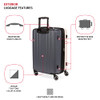 SWISS GEAR DUET HARDSIDE EXPANDABLE LUGGAGE SPINNERWHEELS 24 INCH 8028804167