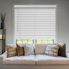 CHICOLOGY CFW-BW-1660 Faux Wood Blinds , Basic White , 16"W X 60"H