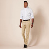 AMAZON ESSENTIALS MEN'S SLIM-FIT FLAT-FRONT DRESS PANTS 36W X 30L KHAKI New