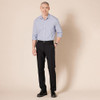 AMAZON ESSENTIALS MEN'S SLIM-FIT FLAT-FRONT DRESS PANT Size 36W X 30L - BLACK New