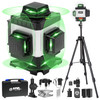 Laser Level, ZPD Laser Level with Tripod, 4 x 360 Self Leveling Laser Measuring