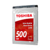 TOSHIBA 500GB 7200RPM 2.5" SATA HD SILVER