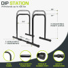 PROSOURCEFIT POWER DIP STATION ADJUSTABLE HEIGHT 31 - BLACK