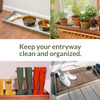 GOOD DIRECTIONS Large Boot Tray Circles Multi @ Weather Decorative 34" - Copper