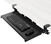 VIVO Large Keyboard Tray Under Desk Pull Out with Extra Sturdy Clamp - BLACK