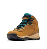 COLUMBIA WOMEN'S NEWTON RIDGE PLUS HIKING BOOT - SIZE 12, ELK/RIVER BLUE