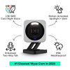 WYZE CAM V4 LATEST MODEL 2.5K AI SECURITY CAMERA INDOOR/OUTDOOR WYZEC4 - GRAY