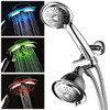Dream Spa All Chrome 3-way LED Shower Head Combo Air Jet LED Turbo - Chrome
